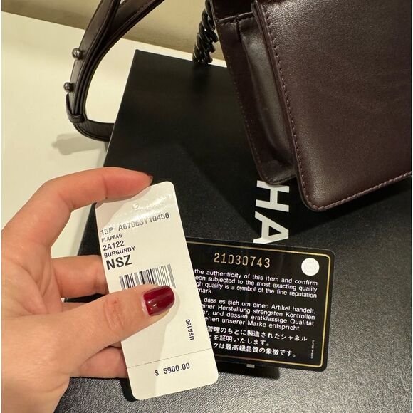 Authentic Chanel Boy stingray - Picture 9 of 12